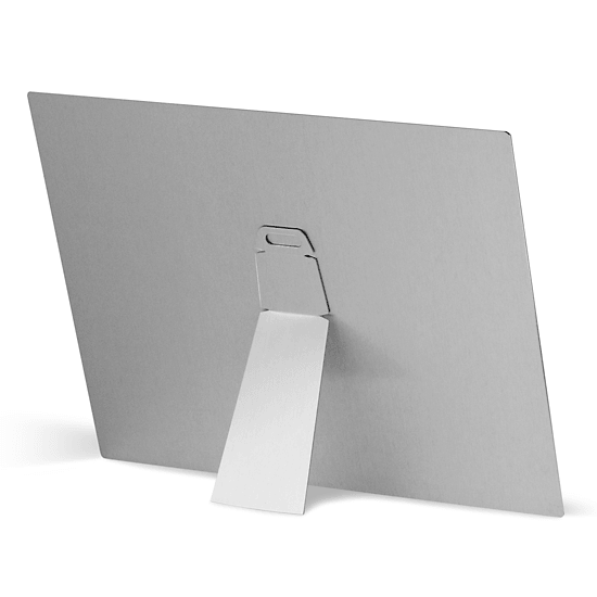 Easel frame for metal print